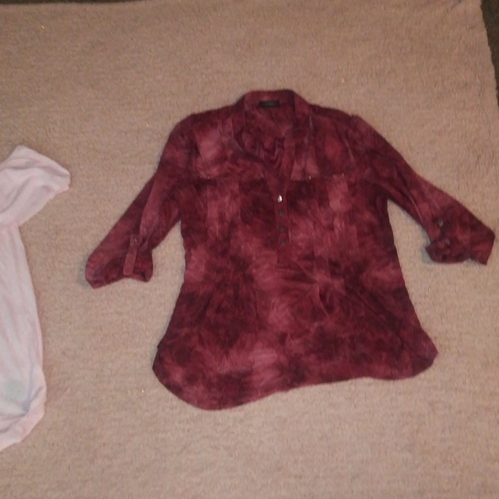 Red business shirt